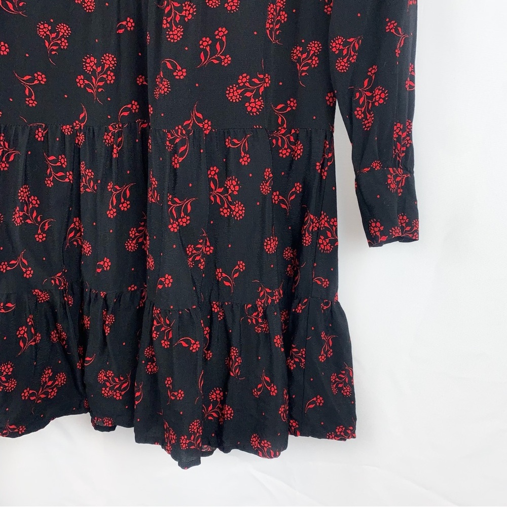 Loft Garden Split Neck Long Sleeve Dress - Picture 5 of 10